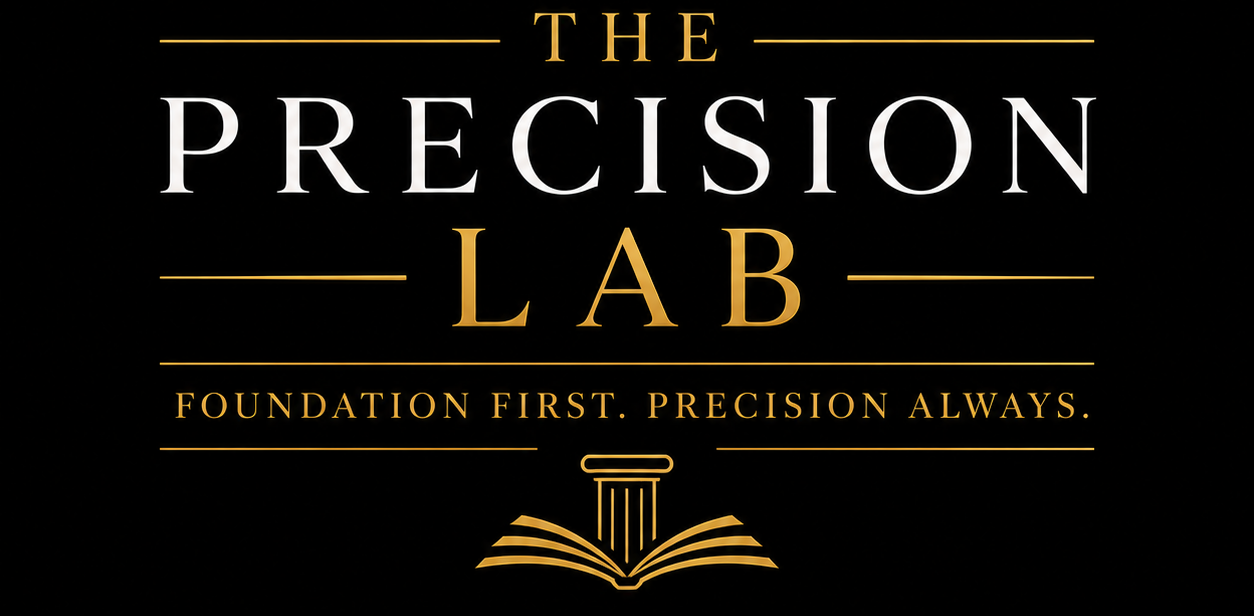 The Precision Lab — Foundation First. Precision Always.